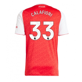 Billige Fotballdrakt Arsenal Riccardo Calafiori #33 Replika Hjemmedrakt 2025-26 Kortermet